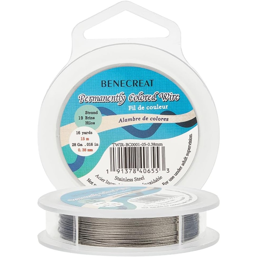 Jewelry Making Course - 19 Stränge Bead String Wire (0,015