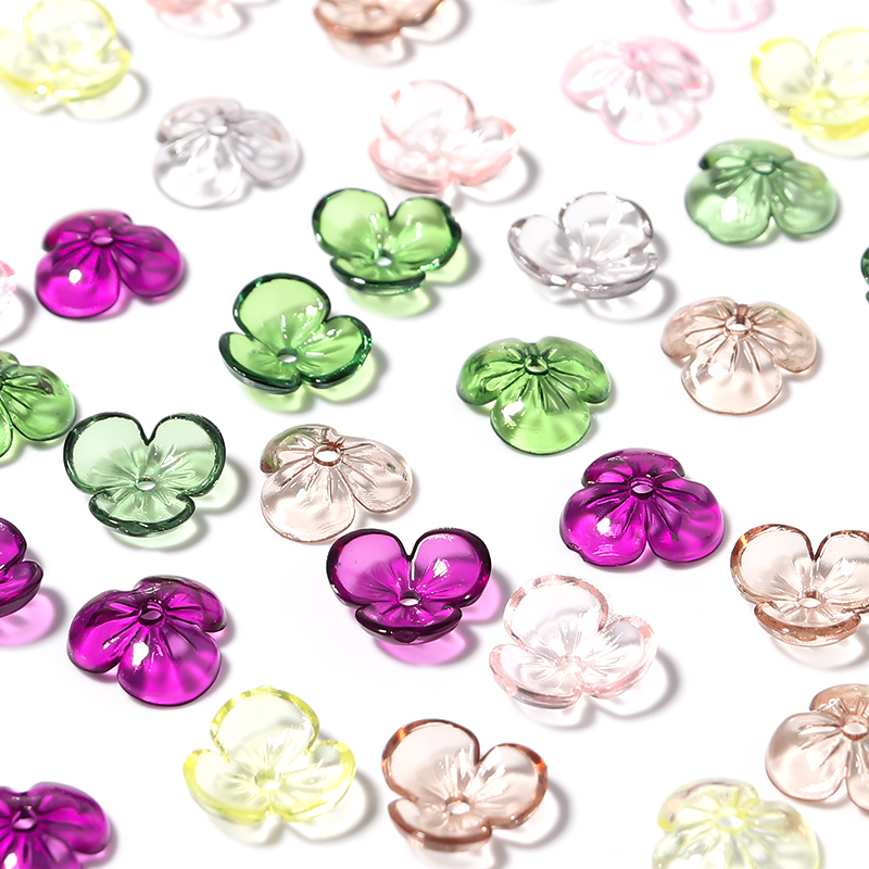 Jewelry Making With Resin - 20 teile/los Transparent Harz Blütenblatt Perlen
