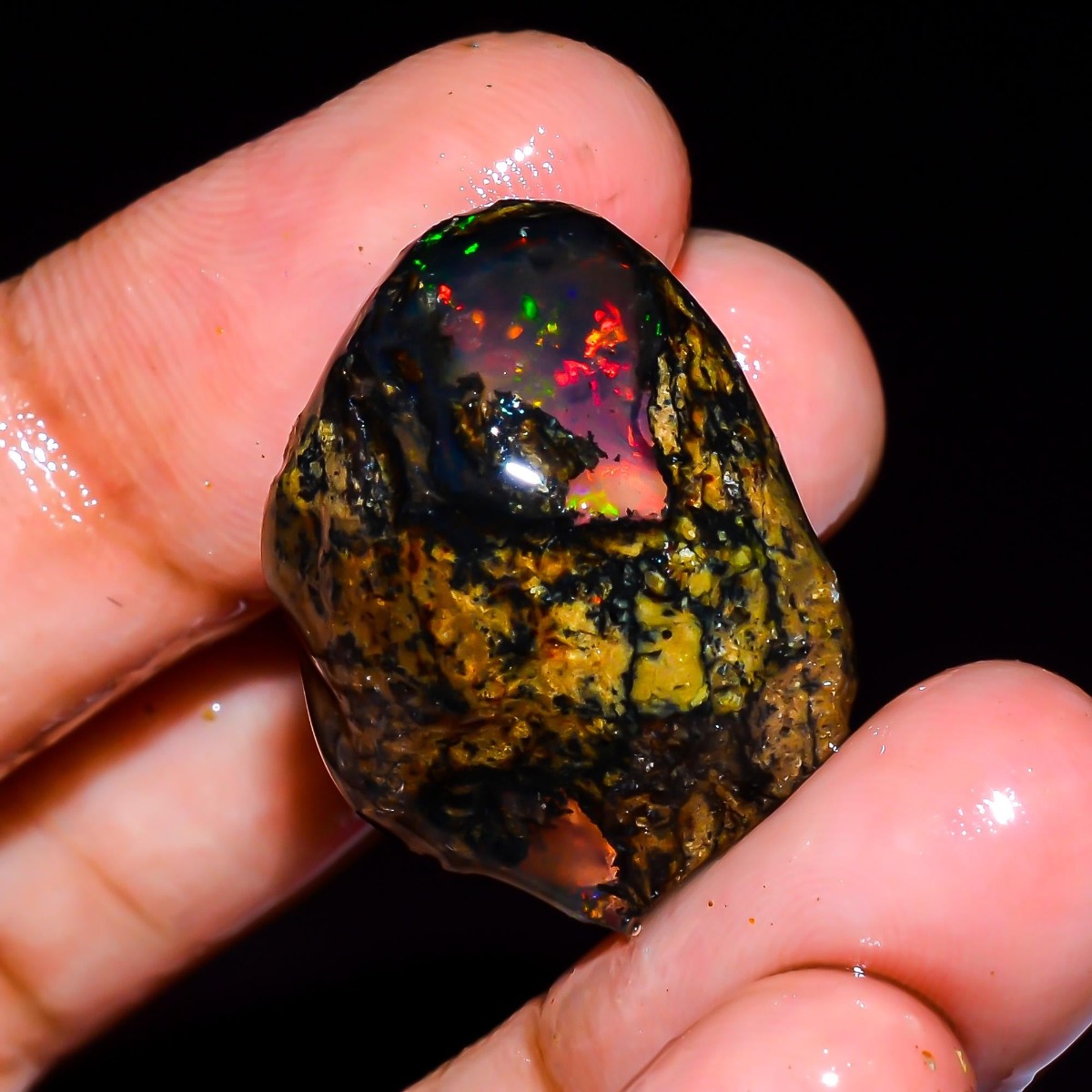 Jewelry Making Raw Materials - Natürlicher Äthiopischer Welo Opal Roh 25-80CT