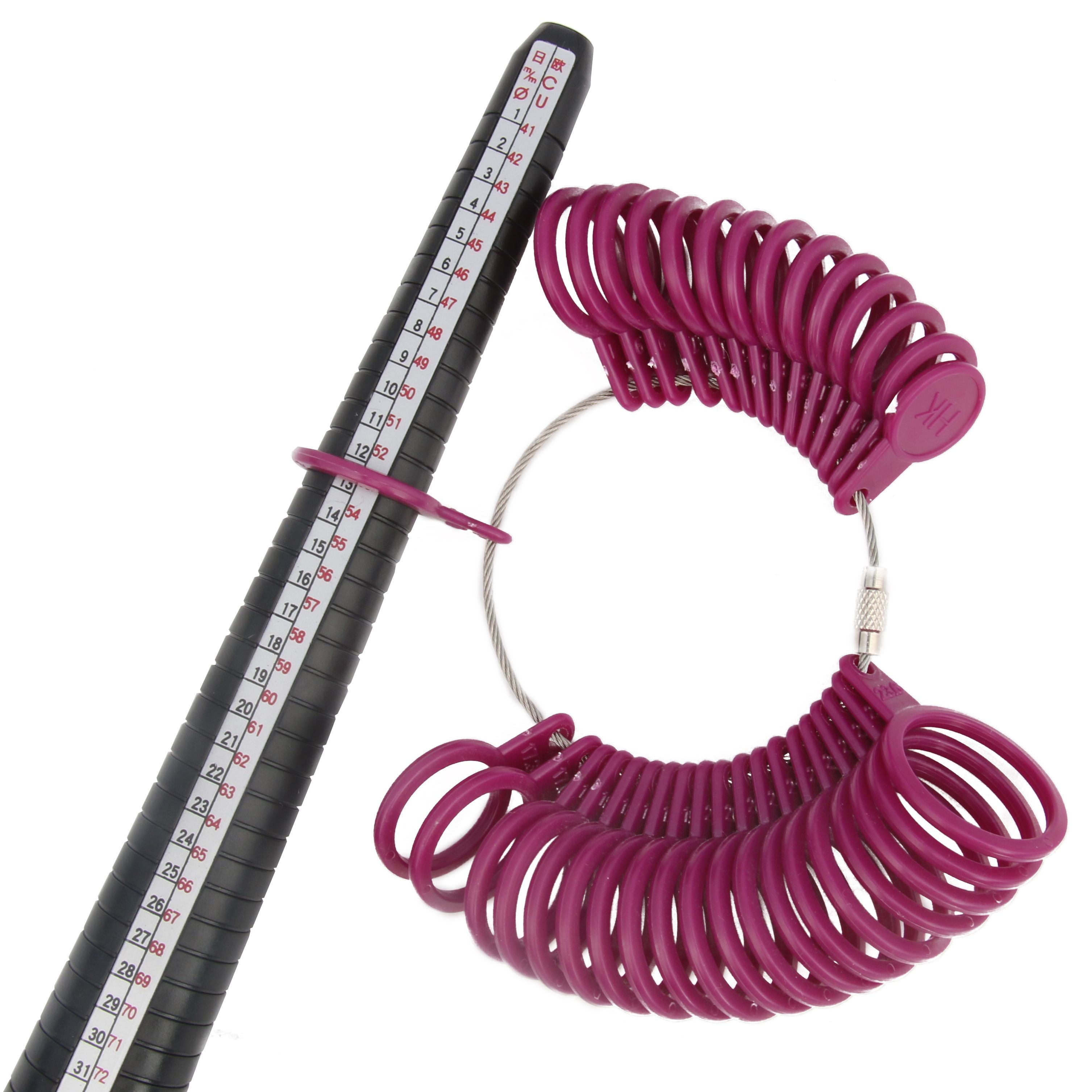 Jewelry Making Kit Professional - Professionelle Ringgröße Finder Dorn Finger Gauge