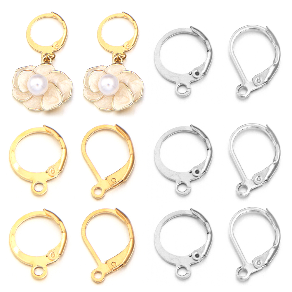 Jewelry Making Earring Supplies - 20 teile/los Edelstahl Ohr Haken Runde