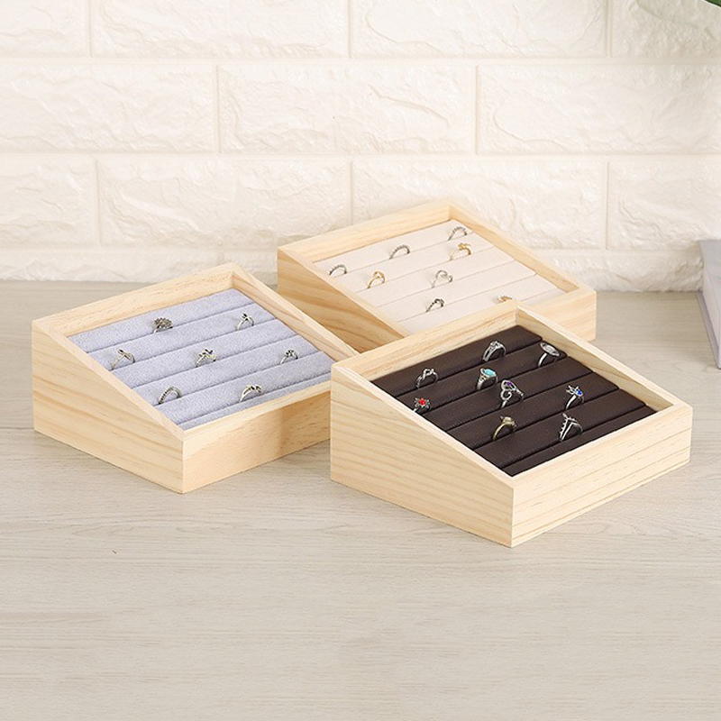 Jewelry Making Desk - 1pc Holz schmuck Display Tablett Anhänger