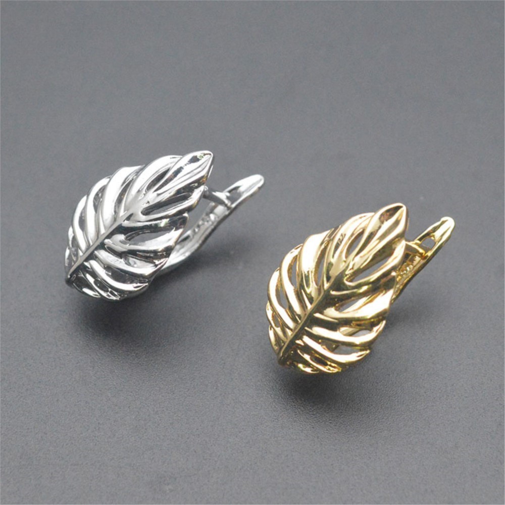 Jewelry Making Earring Supplies - 1/2 Stück 18K Vergoldete Messing-Ohrringhaken in