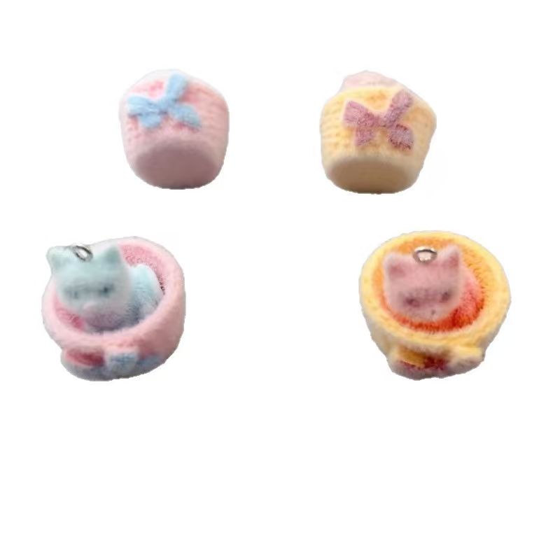 4 Stück 3D-Plüsch-Katzenanhäng – Jewelry Making With Resin Bewertung und Preis