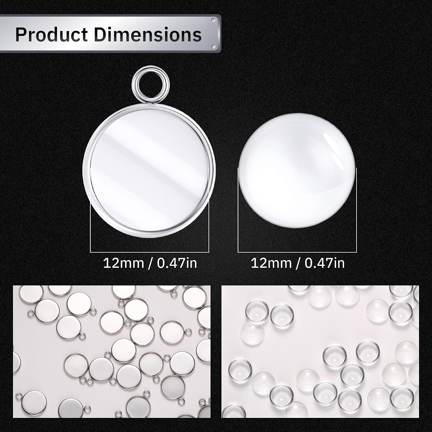 20 Stück Edelstahl-Rohlinge mi – Jewelry Making With Resin Bewertung und Preis