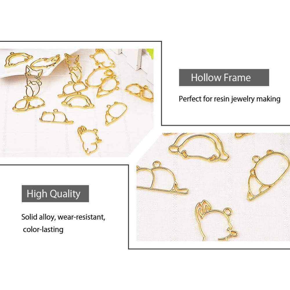 14 Stück Hibernator-Thema mit  – Jewelry Making With Resin Bewertung und Preis