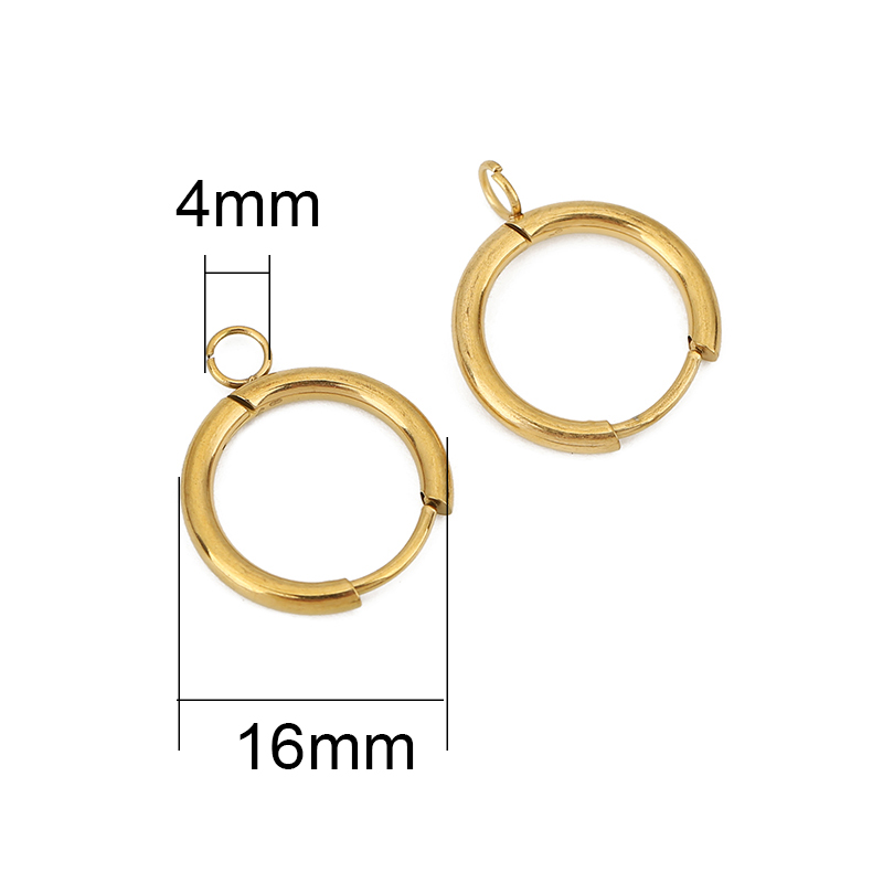 10 Stück PVD verblasst nie Ohr – Jewelry Making Earring Supplies Bewertung und Preis