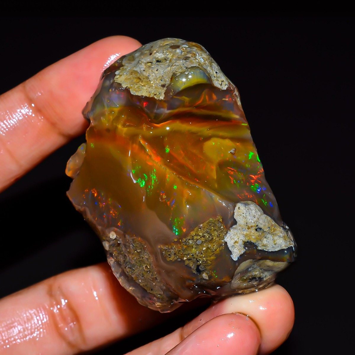 Natürlicher Äthiopischer Opal  – Jewelry Making Raw Materials Bewertung und Preis