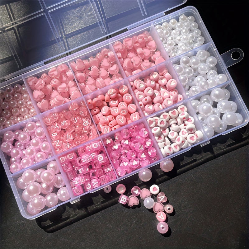 10-teiliges rosa Alphabet-Set, – Jewelry Making Course Bewertung und Preis