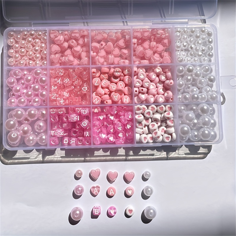 10-teiliges rosa Alphabet-Set, – Jewelry Making Course Bewertung und Preis