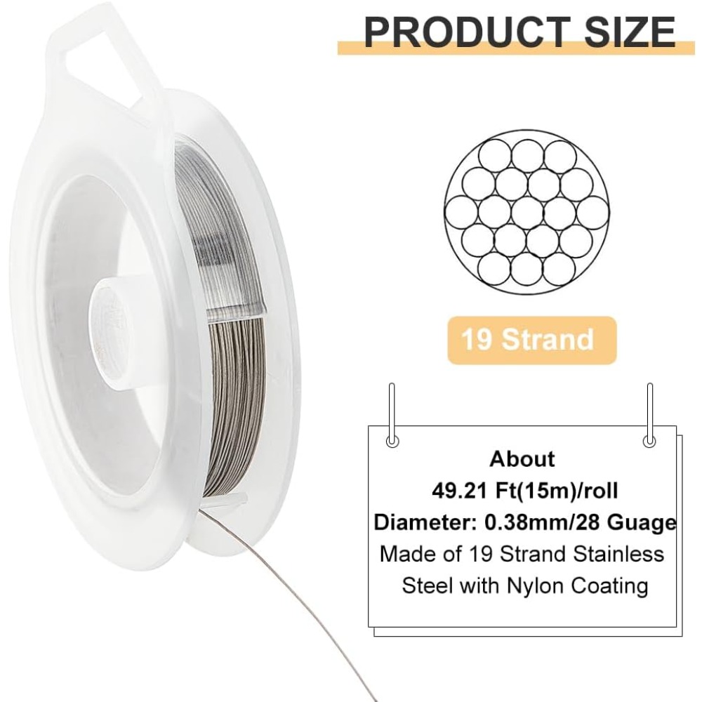 19 Stränge Bead String Wire (0 – Jewelry Making Course Bewertung und Preis