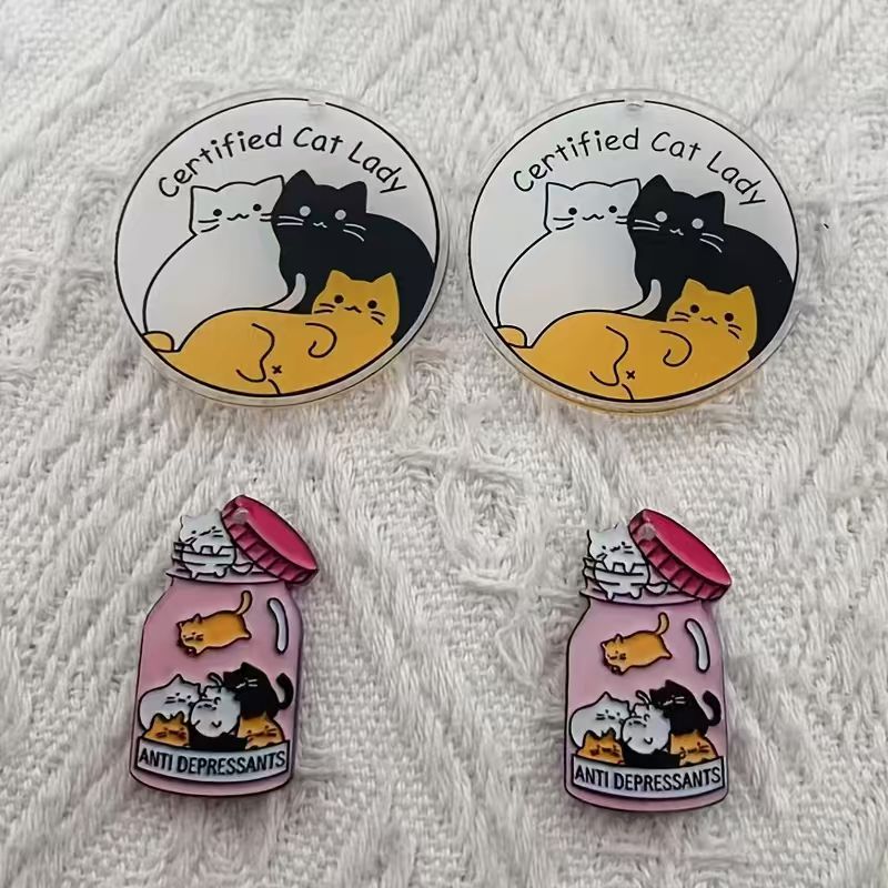 10 Stück niedliche Katzenanhän – Jewelry Making Birthday Party Bewertung und Preis