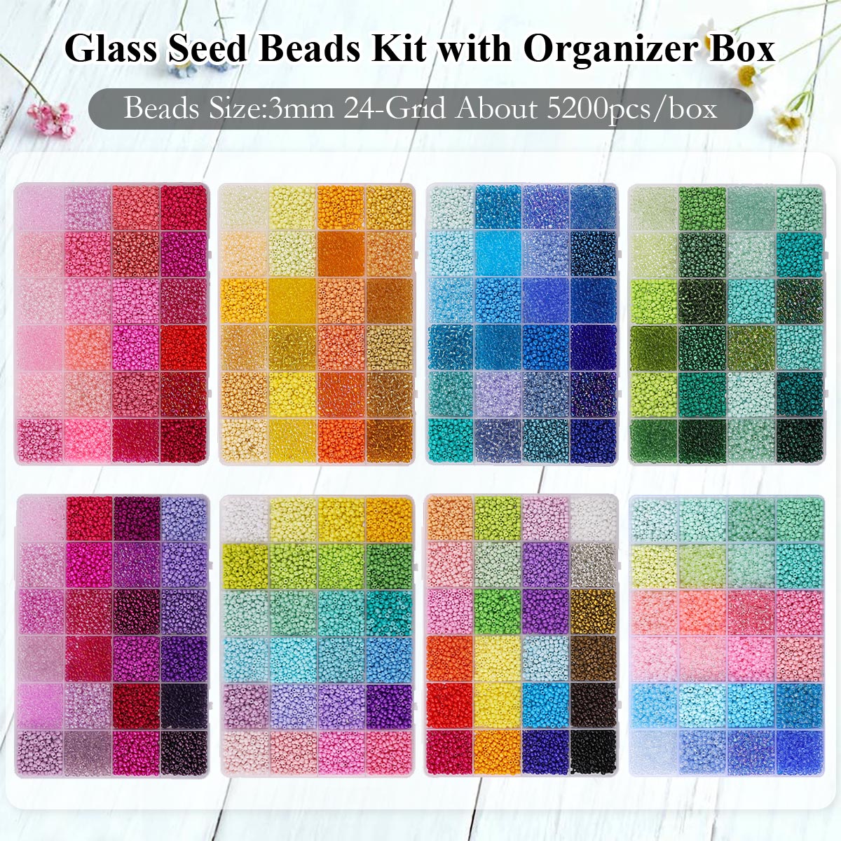 Set mit 5200 Glas Rocailles 3m – Jewelry Making Course Bewertung und Preis