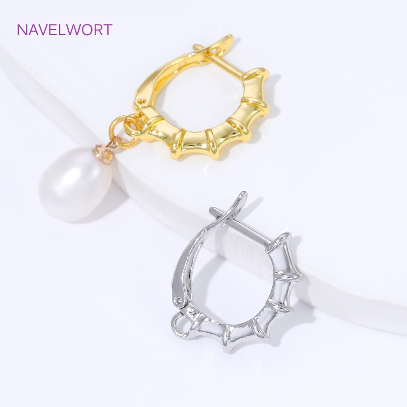 18K vergoldete, glatte Ohrring – Jewelry Making Earring Supplies Bewertung und Preis