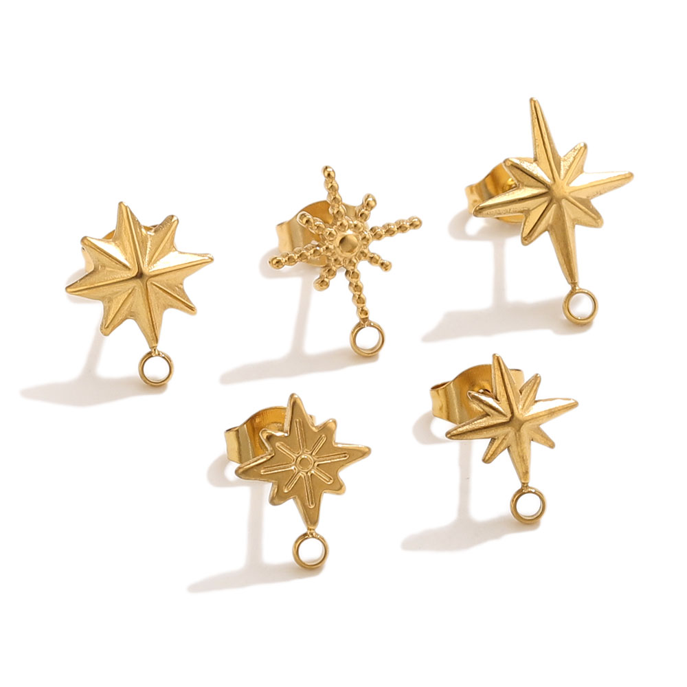 6 Stück Edelstahl-Stern-Ohrste – Jewelry Making Course Bewertung und Preis