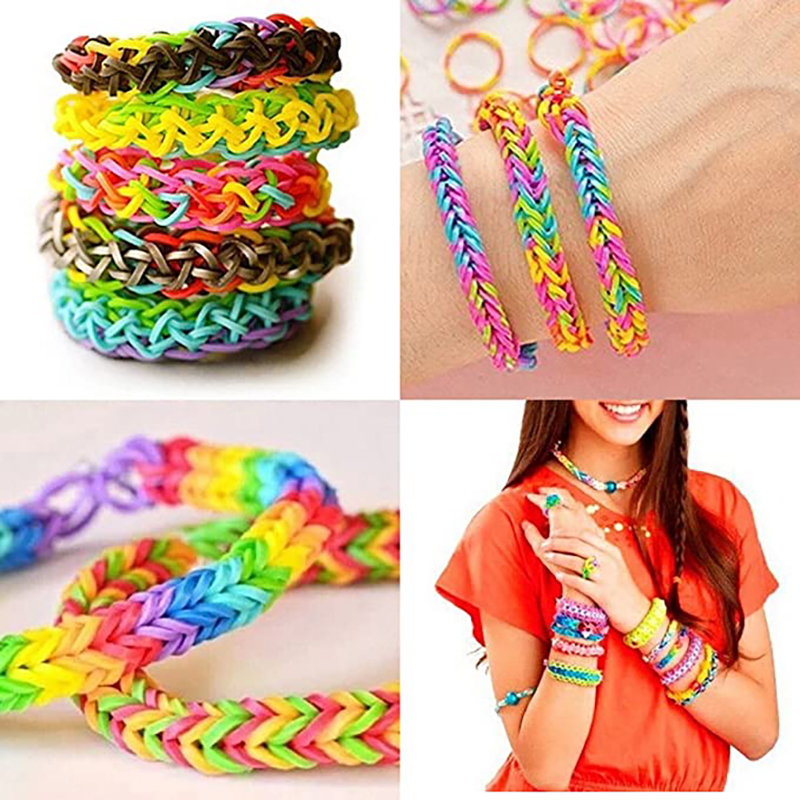 600-teiliges buntes Gummiband- – Jewelry Making Course Bewertung und Preis