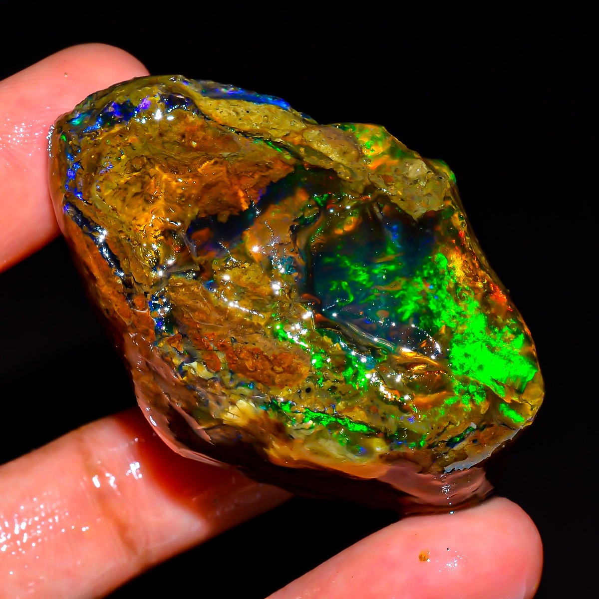 AAA+ Äthiopischer Welo Opal 25 – Jewelry Making Raw Materials Bewertung und Preis