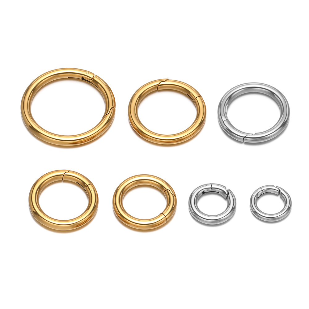 2 Teile/los Runde Federverschl – Jewelry Making Factory Bewertung und Preis