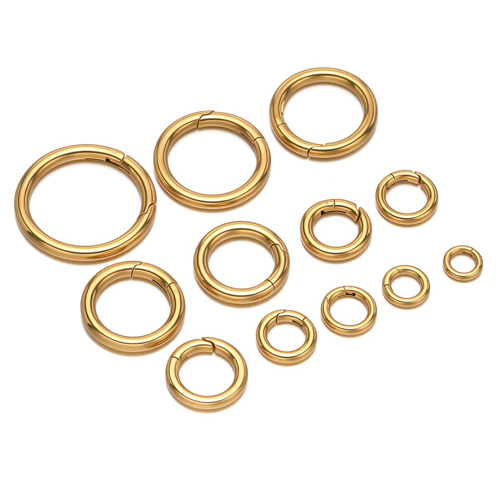 2 Teile/los Runde Federverschl – Jewelry Making Factory Bewertung und Preis
