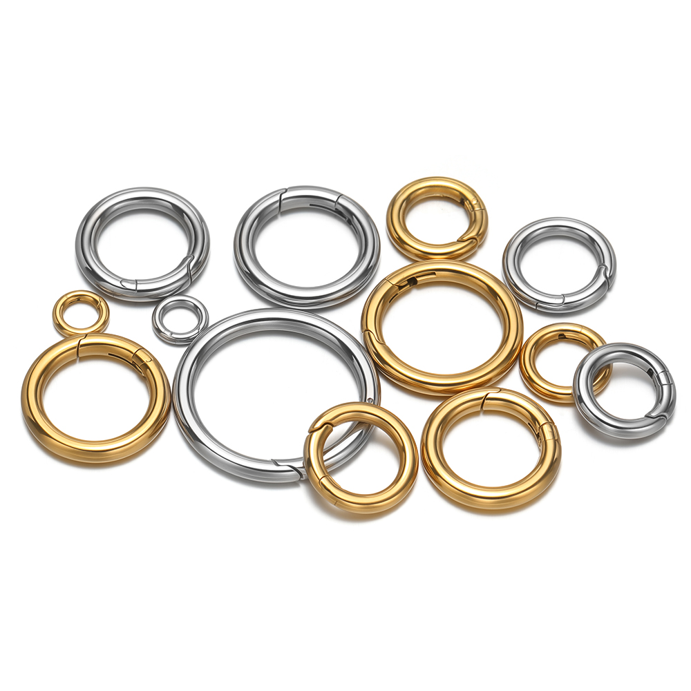 2 Teile/los Runde Federverschl – Jewelry Making Factory Bewertung und Preis