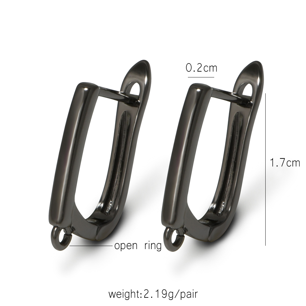 YANASI 1 Paar Waffen-Schwarz M – Jewelry Making Earring Supplies Bewertung und Preis