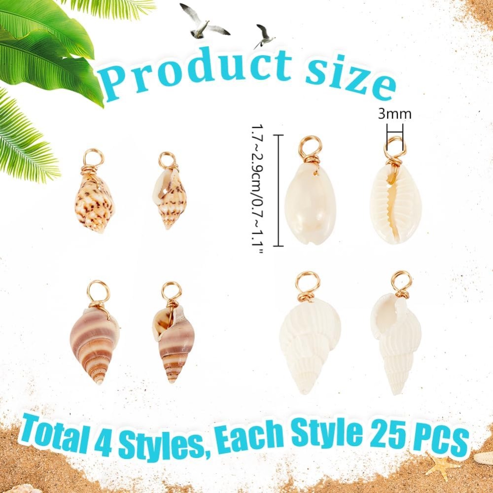 100 Stück 4 Stile natürliche M – Jewelry Making Kit Bewertung und Preis
