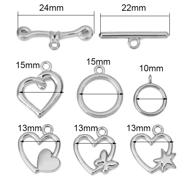 5 Sets PVD-beschichtete, langl – Jewelry Making Parts Bewertung und Preis
