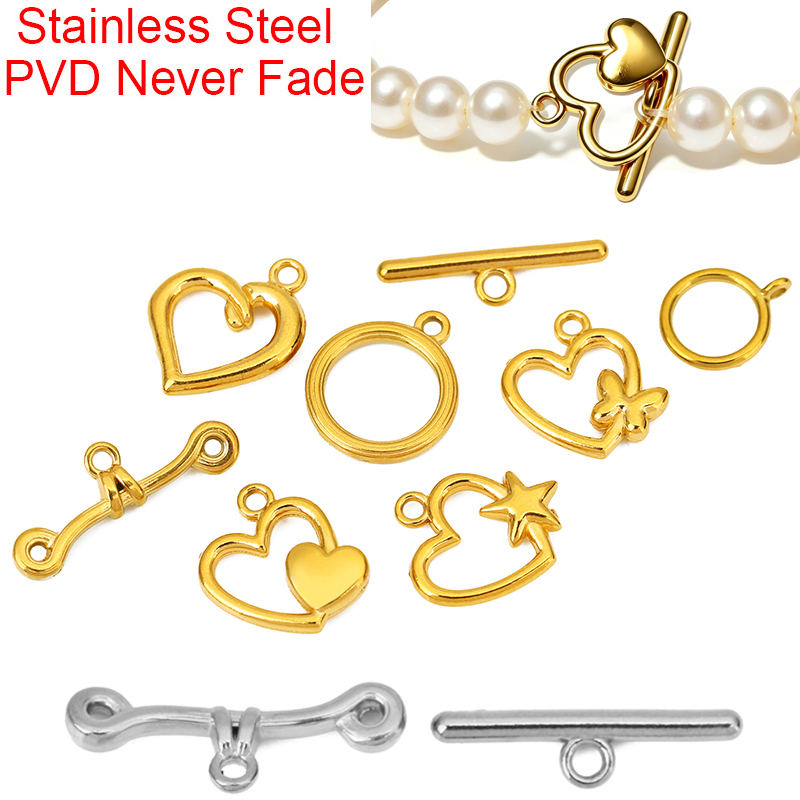 5 Sets PVD-beschichtete, langl – Jewelry Making Parts Bewertung und Preis