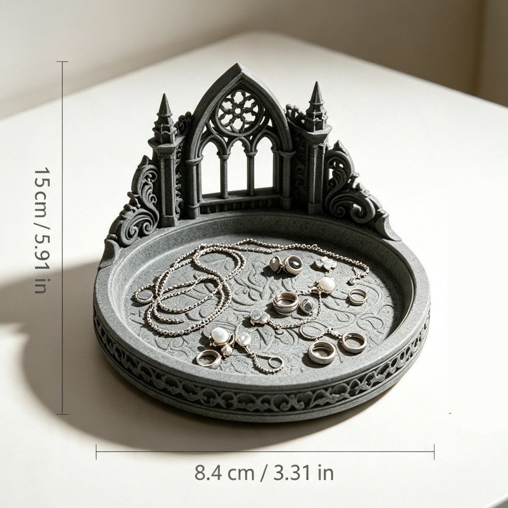 3D-gedrucktes weißes gotisches – Jewelry Making Desk Bewertung und Preis