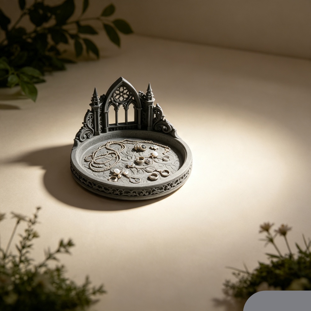 3D-gedrucktes weißes gotisches – Jewelry Making Desk Bewertung und Preis