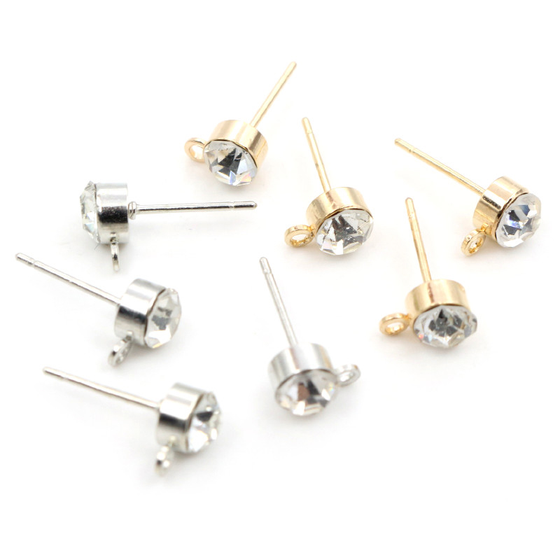 50 Stück Ohrstecker mit Zirkon – Jewelry Making Kit Bewertung und Preis