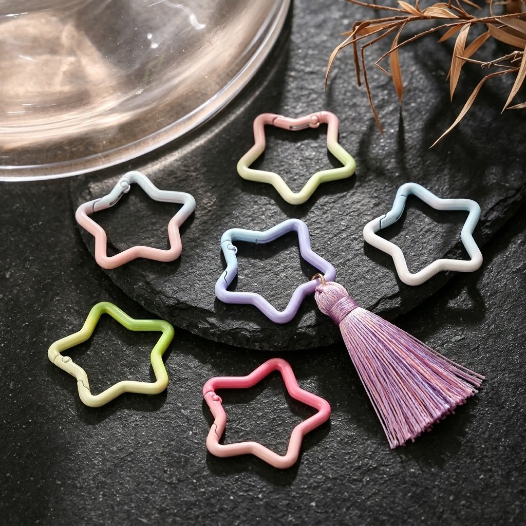 5 Stück Farbverlauf-Sternförmi – Jewelry Making Parts Bewertung und Preis