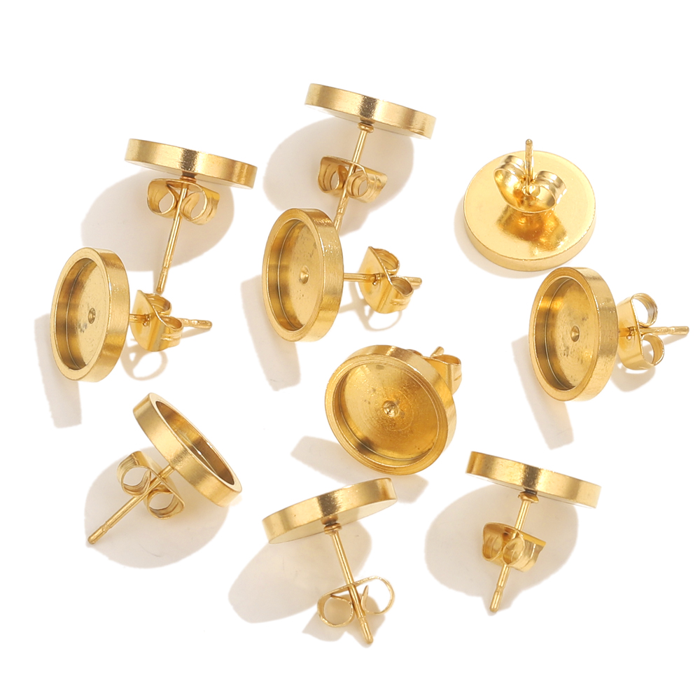 10 Stück Edelstahl Gold Ohrrin – Jewelry Making With Resin Bewertung und Preis